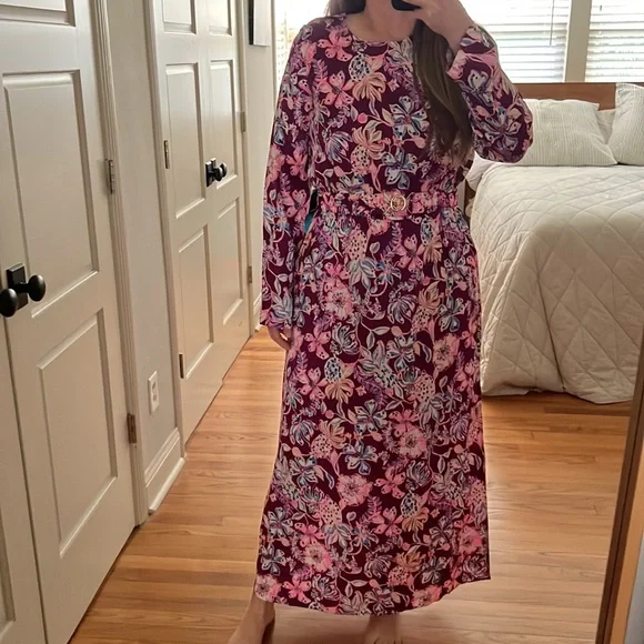 NWT Lilly Pulitzer LEOLYNN MAXI - TROPICAL WITH A TWIST size 12 - Picture 4 of 16